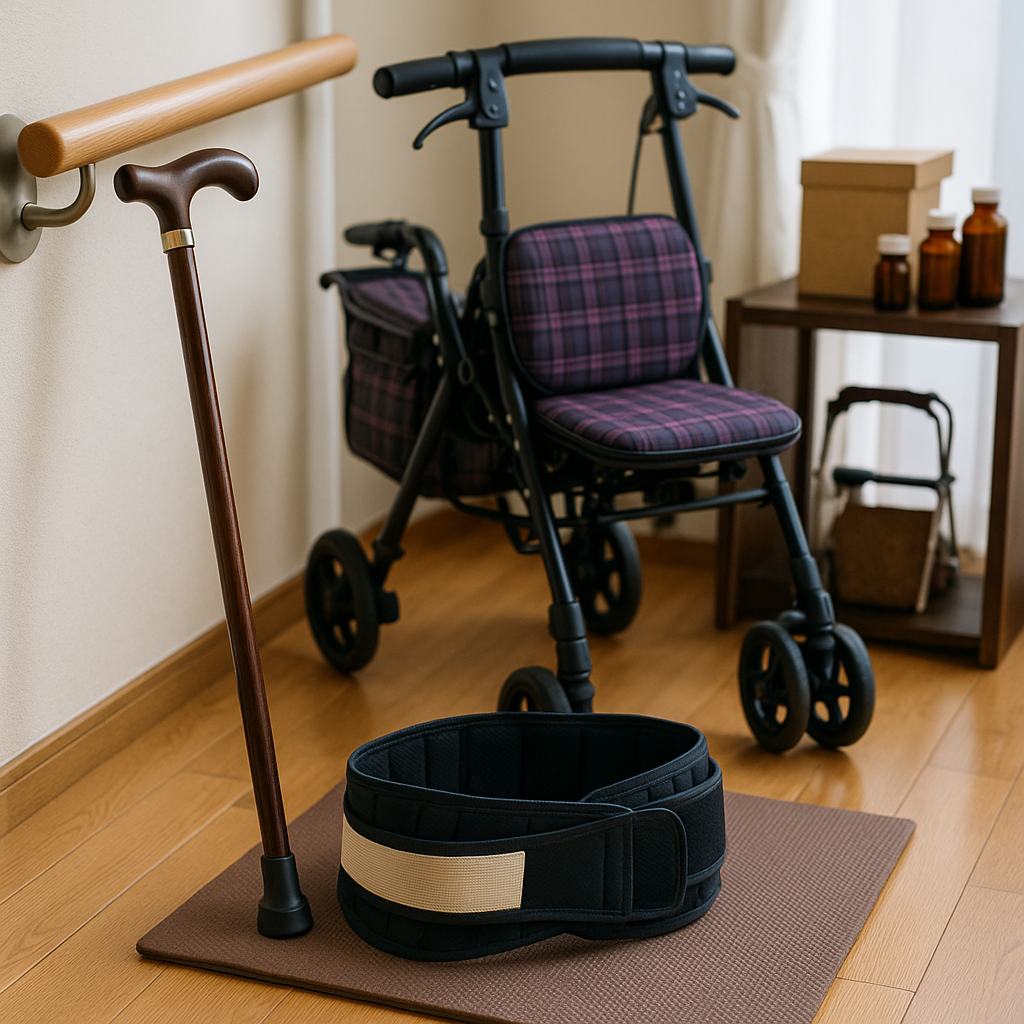 西宮市の皆歩対策と結果ベルトで歩行支援と腰痛・関節痛ケア