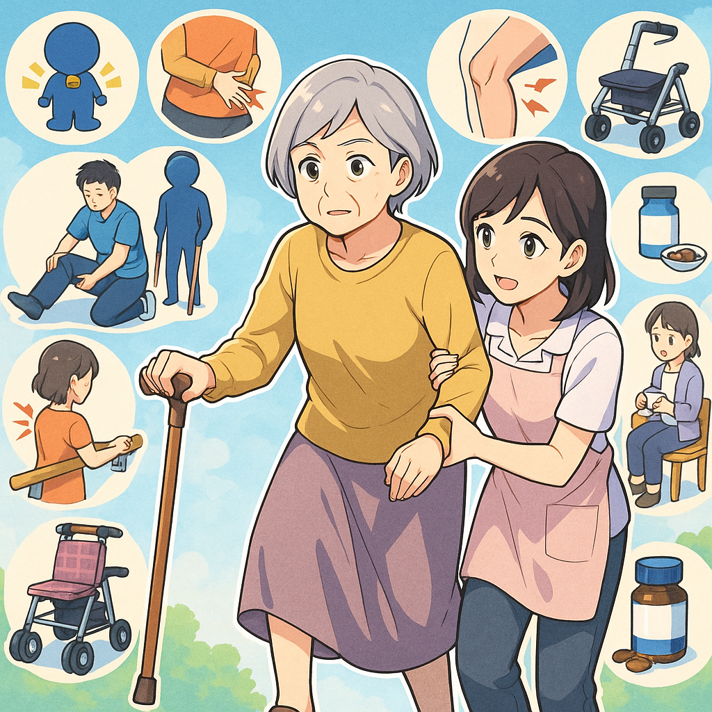 歩行困難を乗り越えるための皆歩対策と多様なサポート