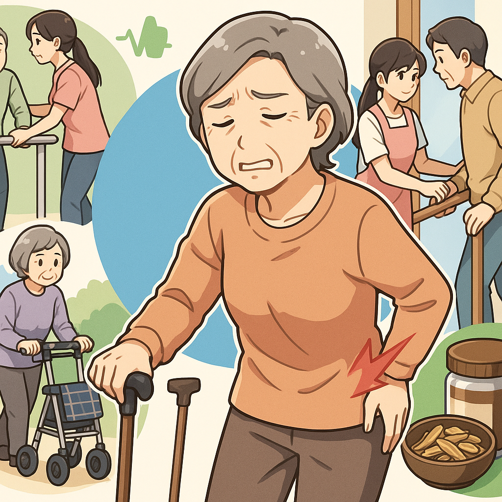 歩行困難を楽にする皆歩対策3選と在宅介護・漢方薬局の知恵